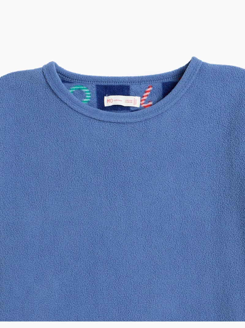 Pijama polar de navidad, mo fashion Azul - Kiabi