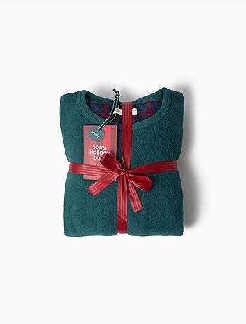 Pijama polar de navidad, mo fashion