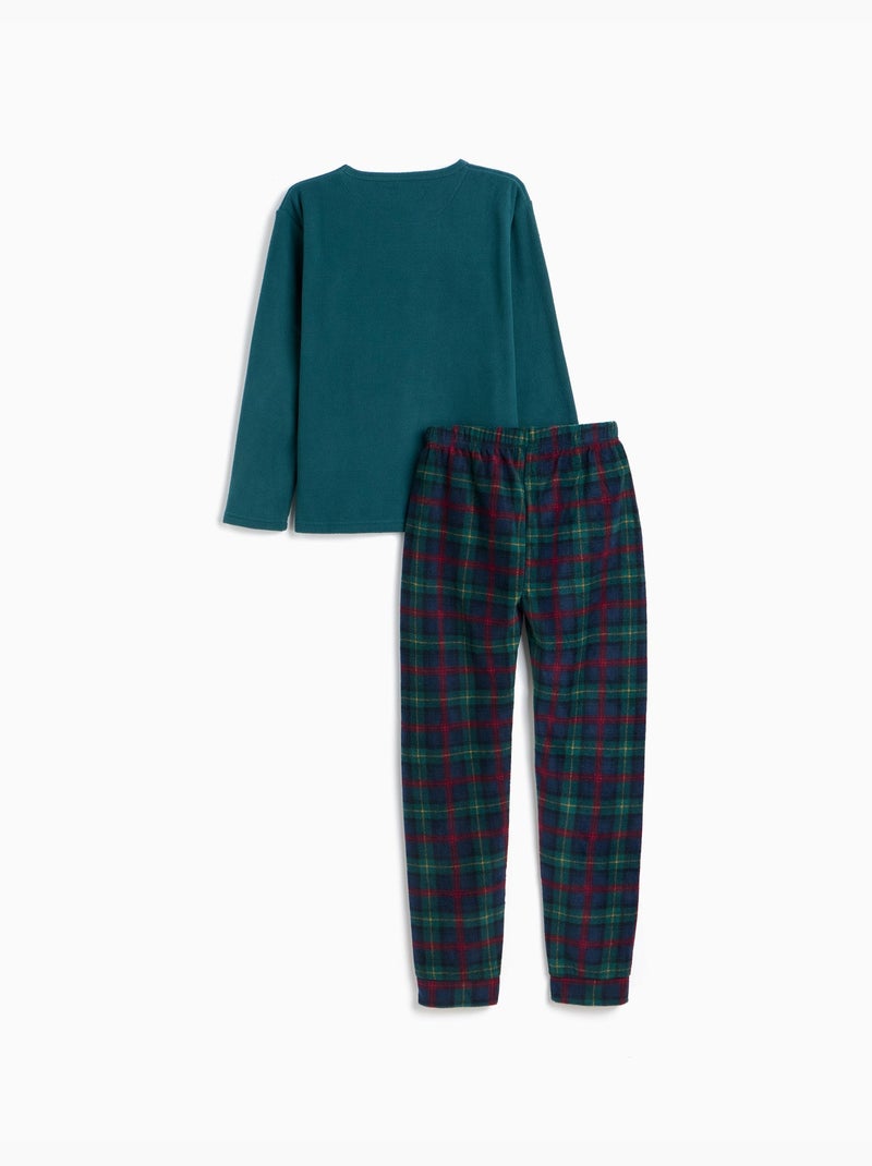 Pijama polar de navidad, mo fashion Verde - Kiabi