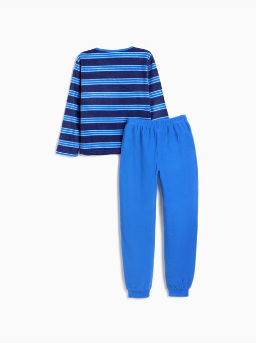 Pijama polar de rayas, mo fashion - Kiabi Pijama polar de rayas, mo fashion - Kiabi