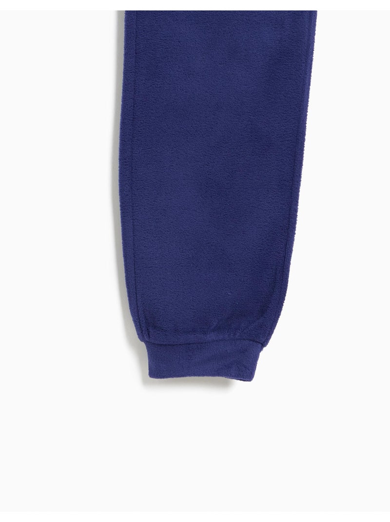 Pijama polar de rayas, mo fashion Azul - Kiabi