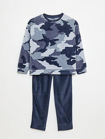 Pijama polar estampado