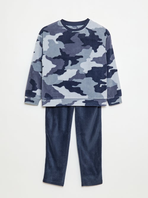 Pijama polar estampado - Kiabi