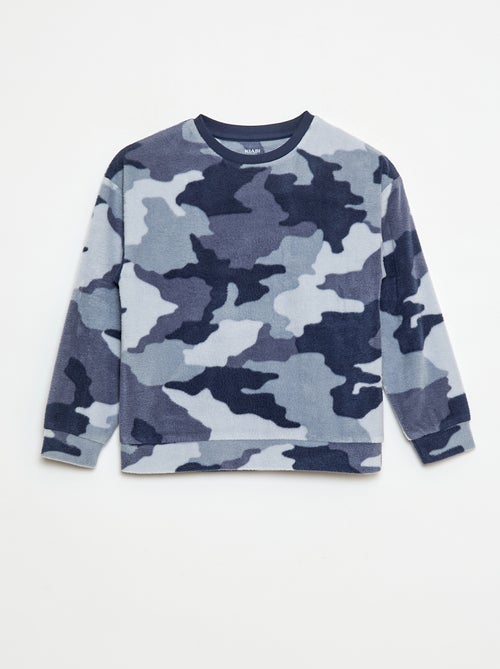 Pijama polar estampado - Kiabi