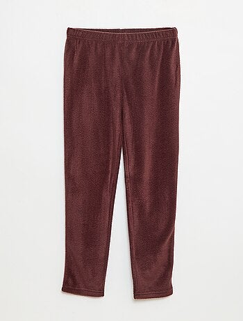 Pijama polar estampado