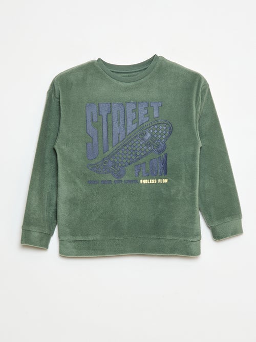 Pijama polar estampado - Kiabi