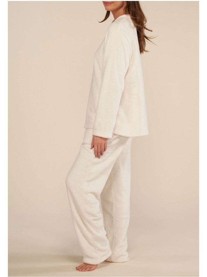 Pijama polar Kebello Blanco - Kiabi