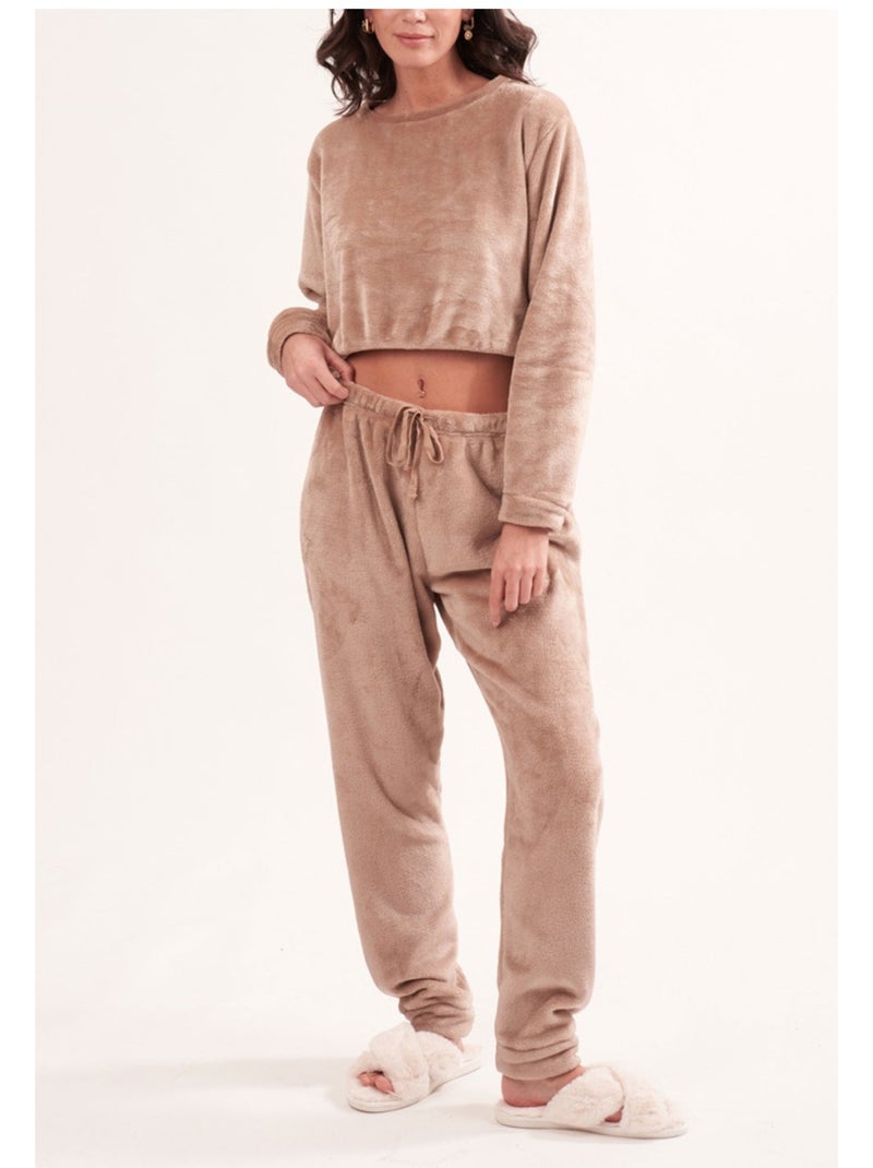 Pijama polar Kebello Marrón - Kiabi