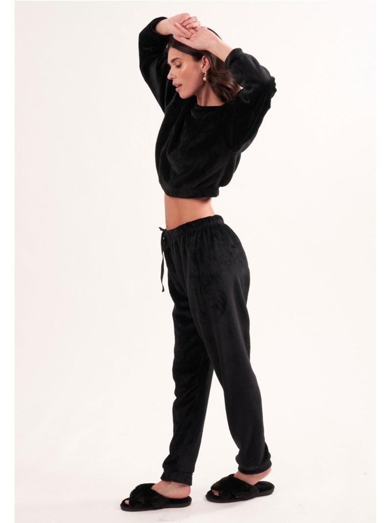 Pijama polar Kebello Negro Negro - Kiabi