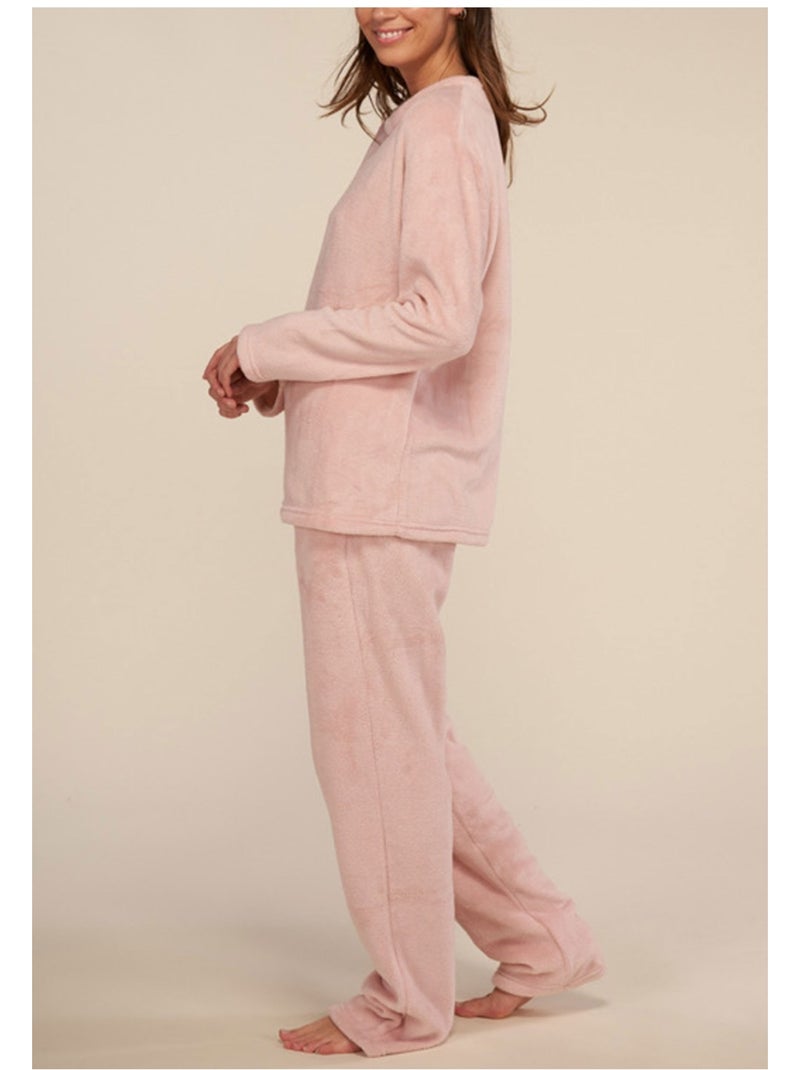 Pijama polar Kebello Rosa - Kiabi
