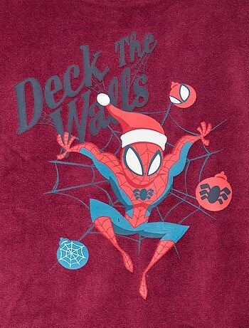Pijama polar largo 'Spider-Man' 'Marvel' - 2 piezas