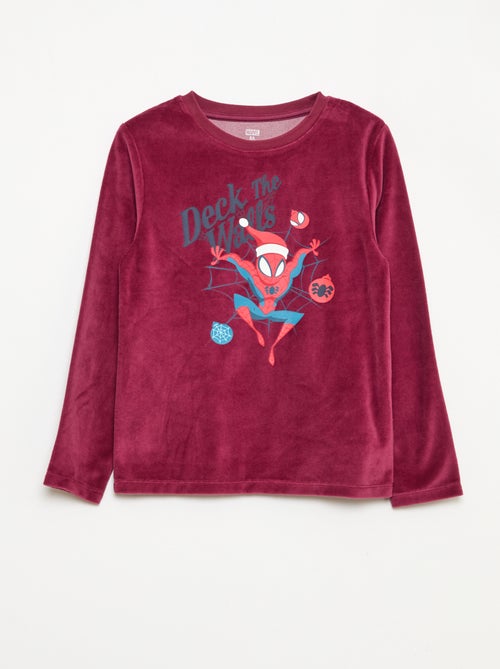 Pijama polar largo 'Spider-Man' 'Marvel' - 2 piezas - Kiabi