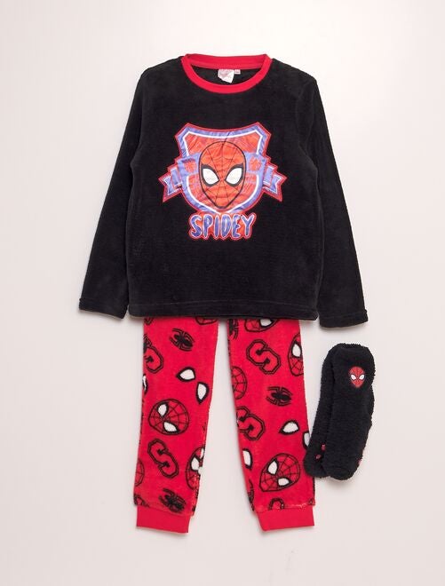 Pijama polar largo 'Spider-man' 'Marvel' - Kiabi