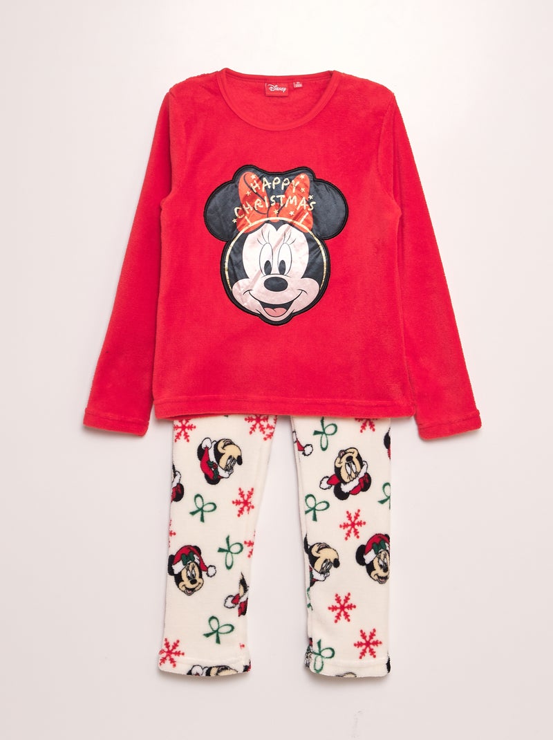 Pijama polar 'Minnie' 'Disney' - 2 piezas ROJO - Kiabi