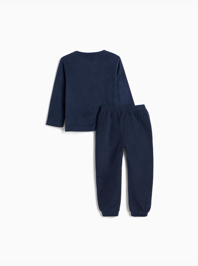 Pijama polar, mo fashion Azul - Kiabi