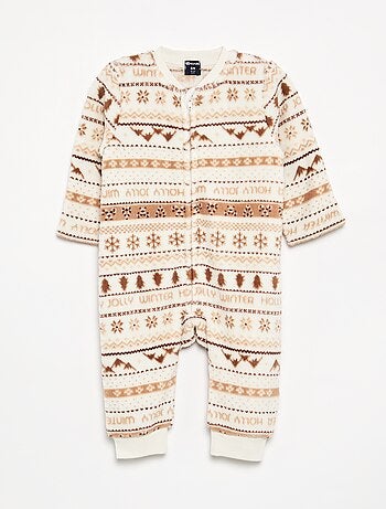 Pijama polar 'Navidad' para bebé niña y niño