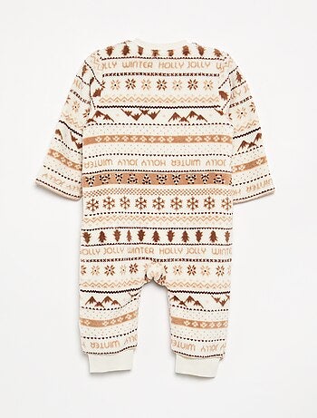 Pijama polar 'Navidad' para bebé niña y niño