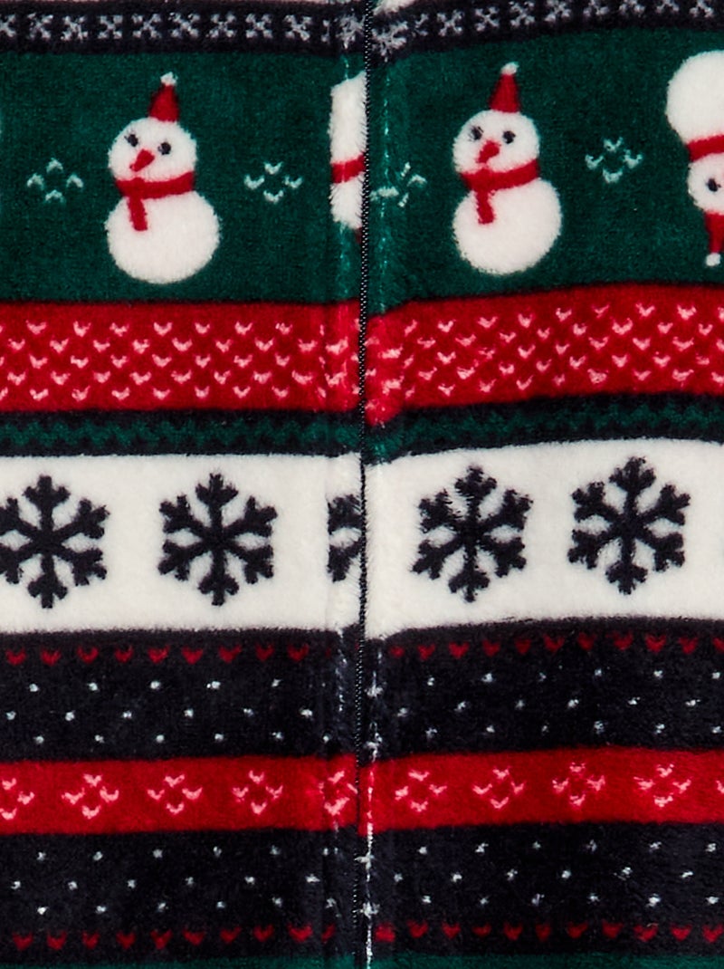 Pijama polar sin pies Azul - Kiabi
