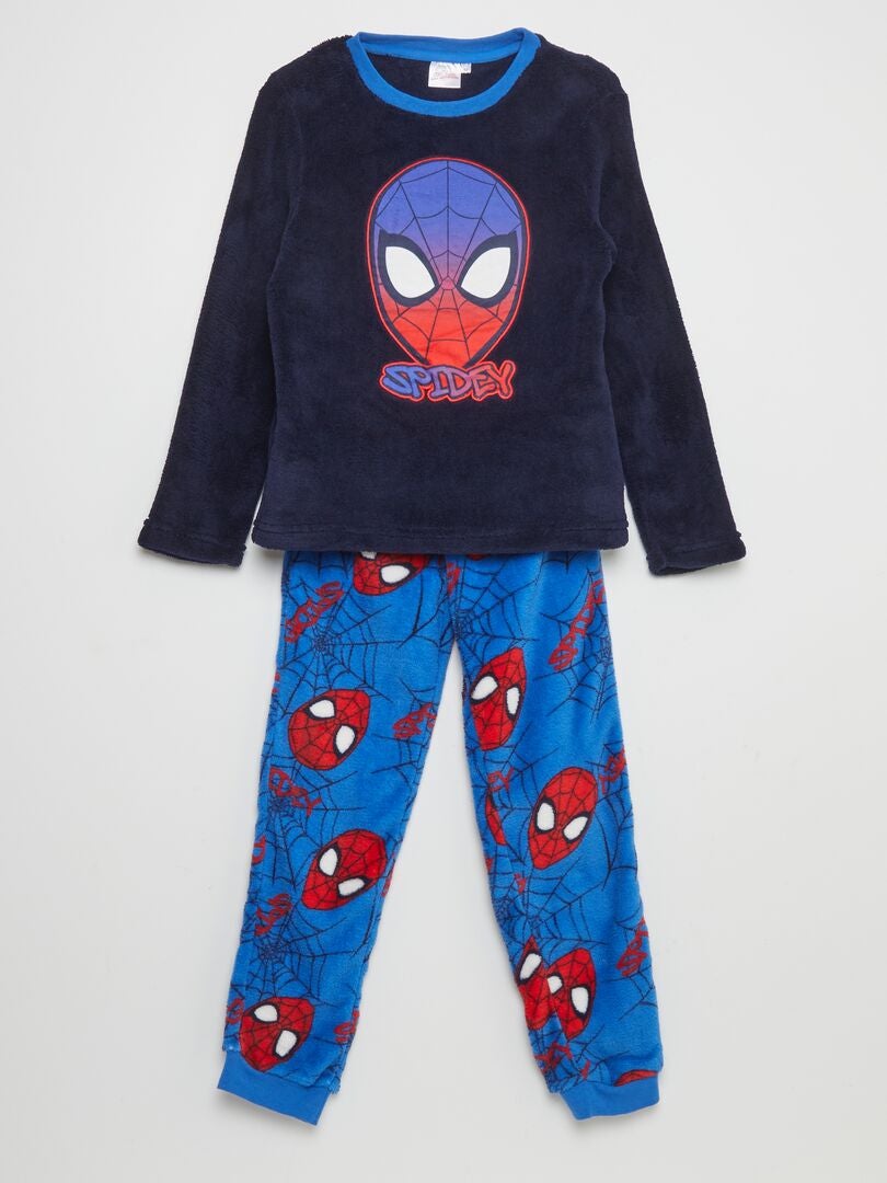 Pijama polar 'Spider-man' - 2 piezas AZUL - Kiabi