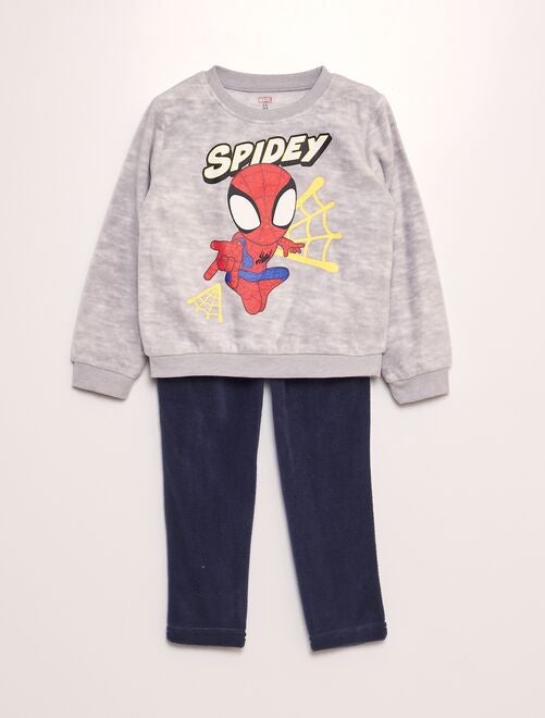 Pijama polar 'Spider-man' - 2 piezas - Kiabi