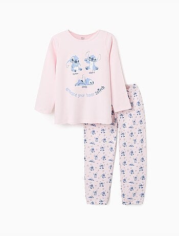 Pijama que brilla en la oscuridad con Stitch