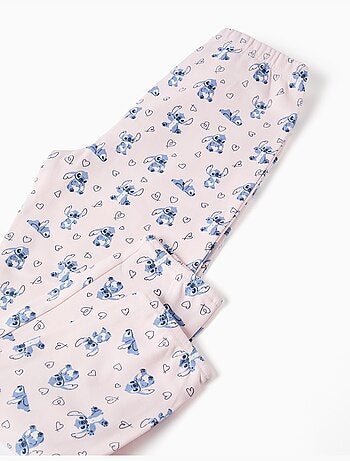 Pijama que brilla en la oscuridad con Stitch