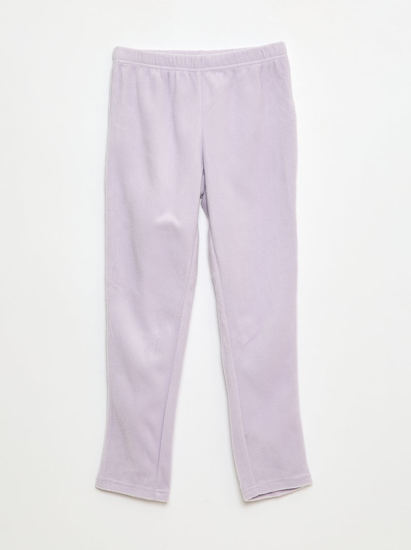 Pijama 'Reina de las Nieves' 'Disney' en polar - 2 piezas Purpura - Kiabi