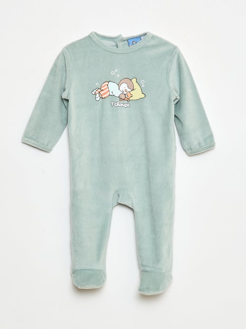 Pijama 'Sahinler' 'Tchoupi' de algodón - Kiabi