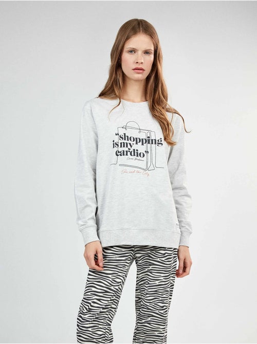 Pijama sex and the city con pantalón estampado animal print - Kiabi Pijama sex and the city con pantalón estampado animal print - Kiabi