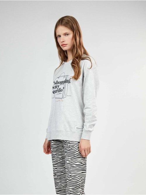 Pijama sex and the city con pantalón estampado animal print - Kiabi Pijama sex and the city con pantalón estampado animal print - Kiabi