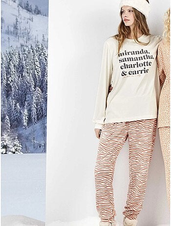 Pijama sex and the city estampado