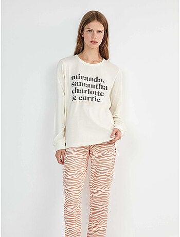 Pijama sex and the city estampado