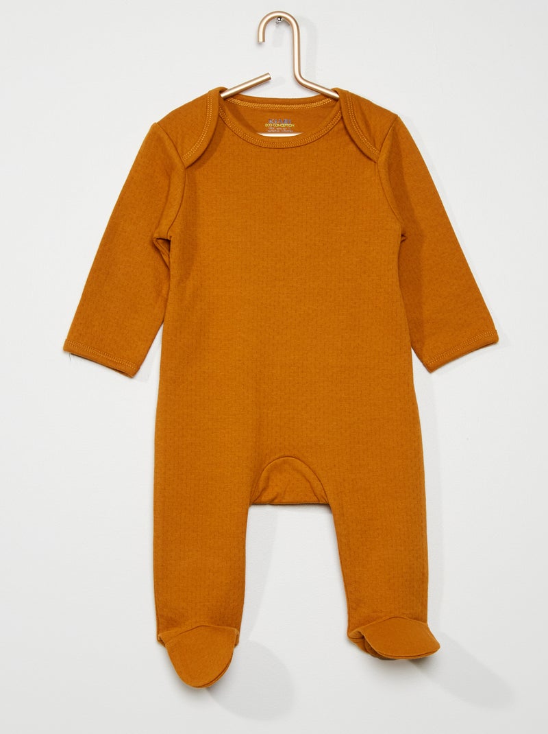 Pijama sin automáticos NARANJA - Kiabi