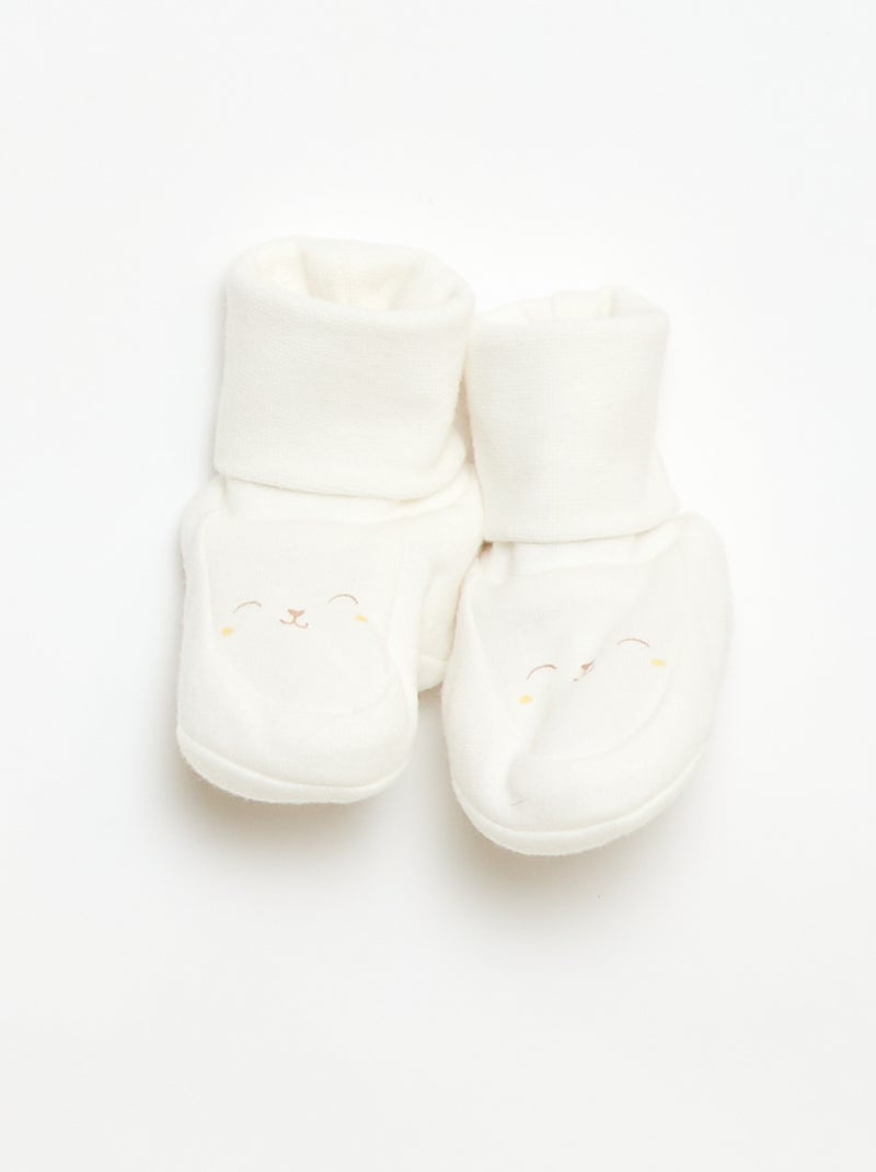 Pijama sin pies Blanco - Kiabi