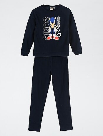 Pijama 'Sonic' de 2 piezas - Camiseta de manga larga + pantalón