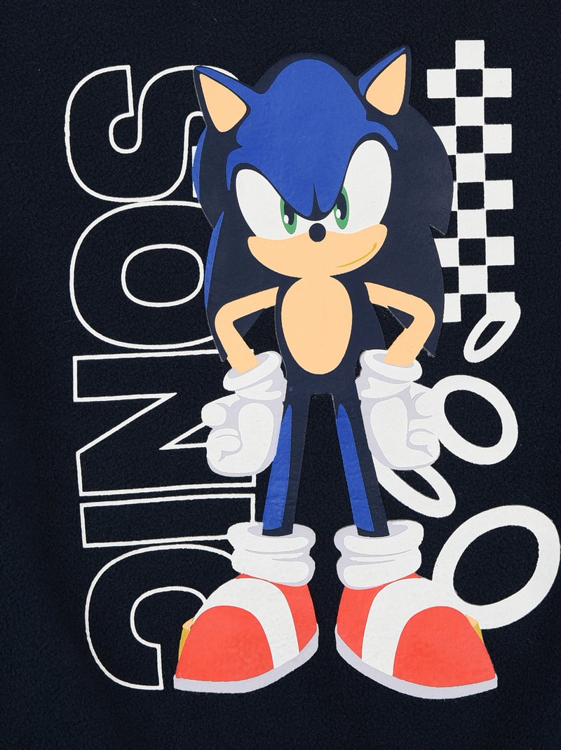 Pijama 'Sonic' de 2 piezas - Camiseta de manga larga + pantalón Azul - Kiabi
