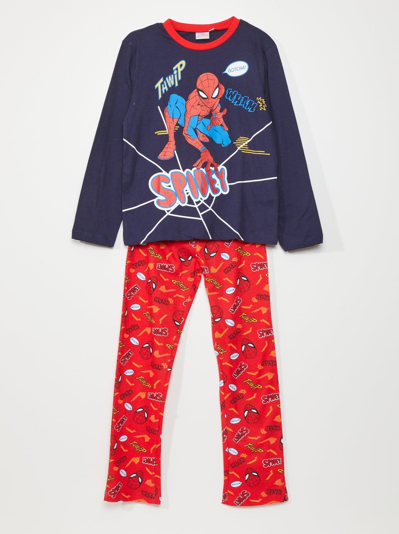 Pijama 'Spider-Man' de 'Marvel'  - 2 piezas azul/rojo - Kiabi