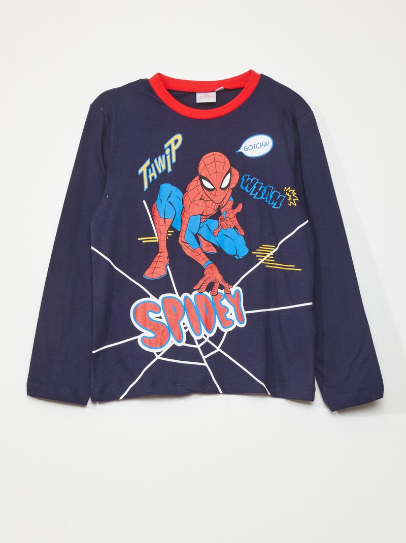 Pijama Interlock Spiderman Para Niño. | Saiti Kids