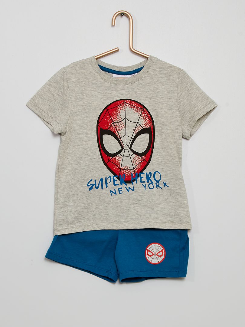Pijama 'Spider-man' 'Marvel' gris/azul - Kiabi