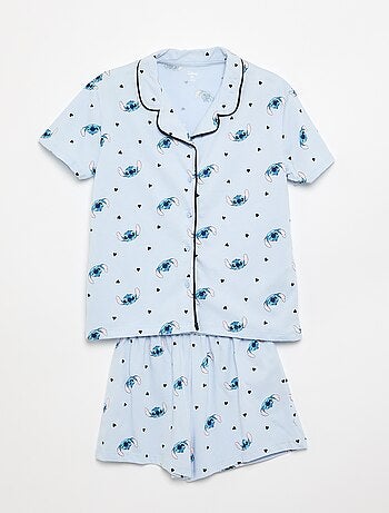 Pijama 'Stitch' 'Disney' camisa de manga corta + pantalón corto - 2 piezas