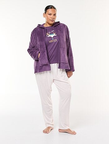 Pijama sudadera polar + pantalón - 2 piezas