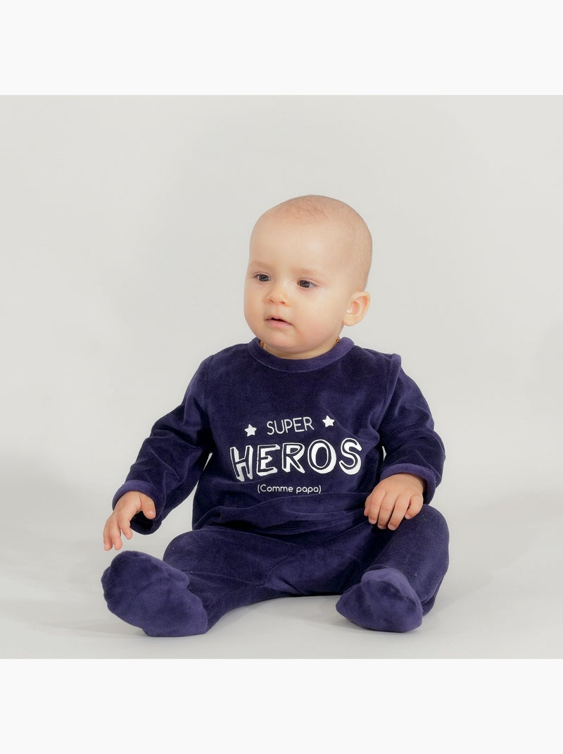 Pijama superhéroe Azul - Kiabi
