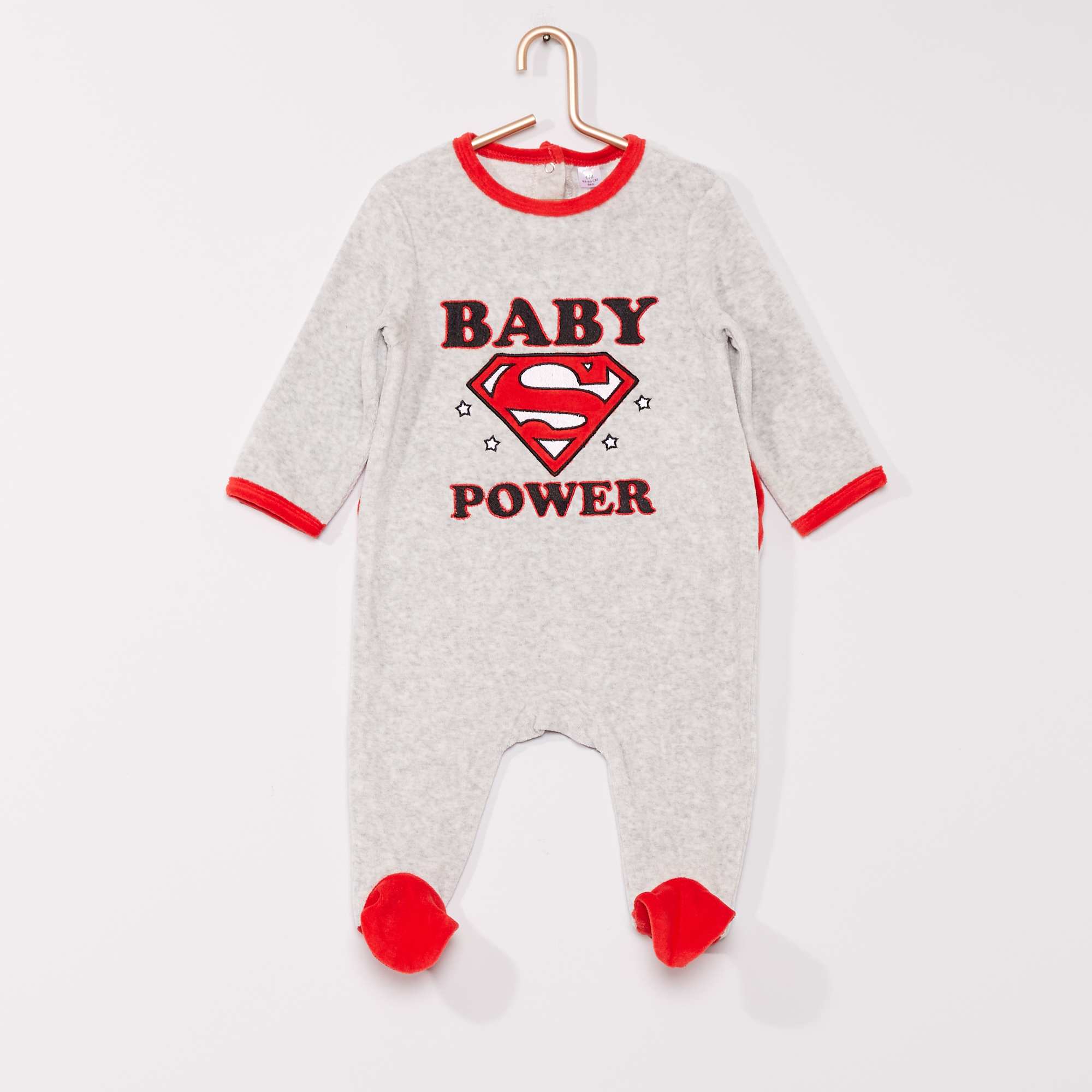 Pijama 'Superman' de 'DC Comics' bebé niño - GRIS - Kiabi - 14,00€