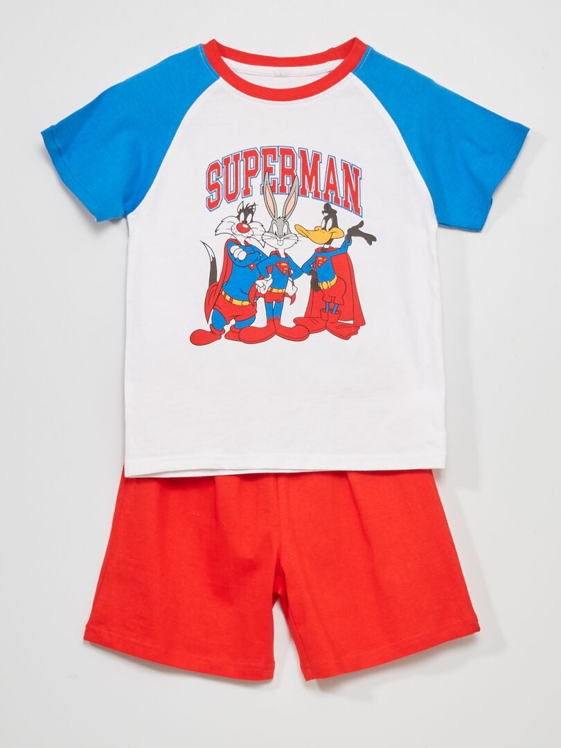 Pijama 'Superman' 'Looney Tunes' - 2 piezas AZUL - Kiabi