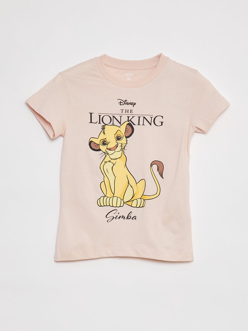 Pijama tipo camiseta ancho + leggings 'Disney'  - 2 piezas ROSA - Kiabi