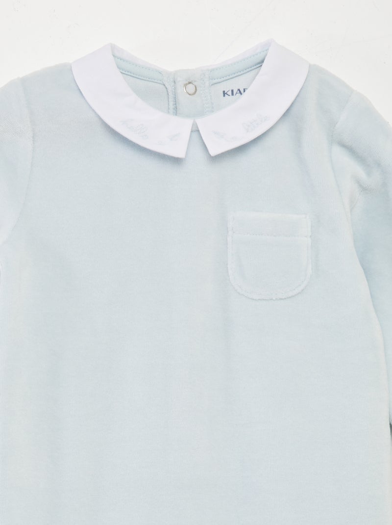 Pijama tipo pelele AZUL - Kiabi