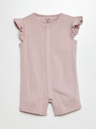 Pijama tipo pelele de punto