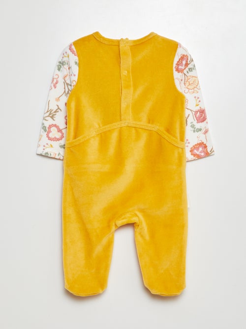 Pijama tipo pelele estampado - Kiabi