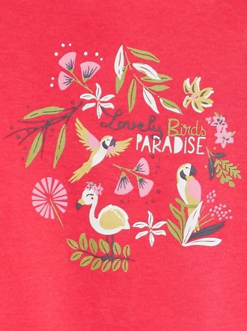 Pijama tipo pelele estampado - Kiabi