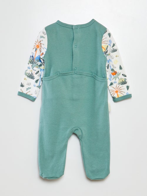 Pijama tipo pelele estampado - Kiabi